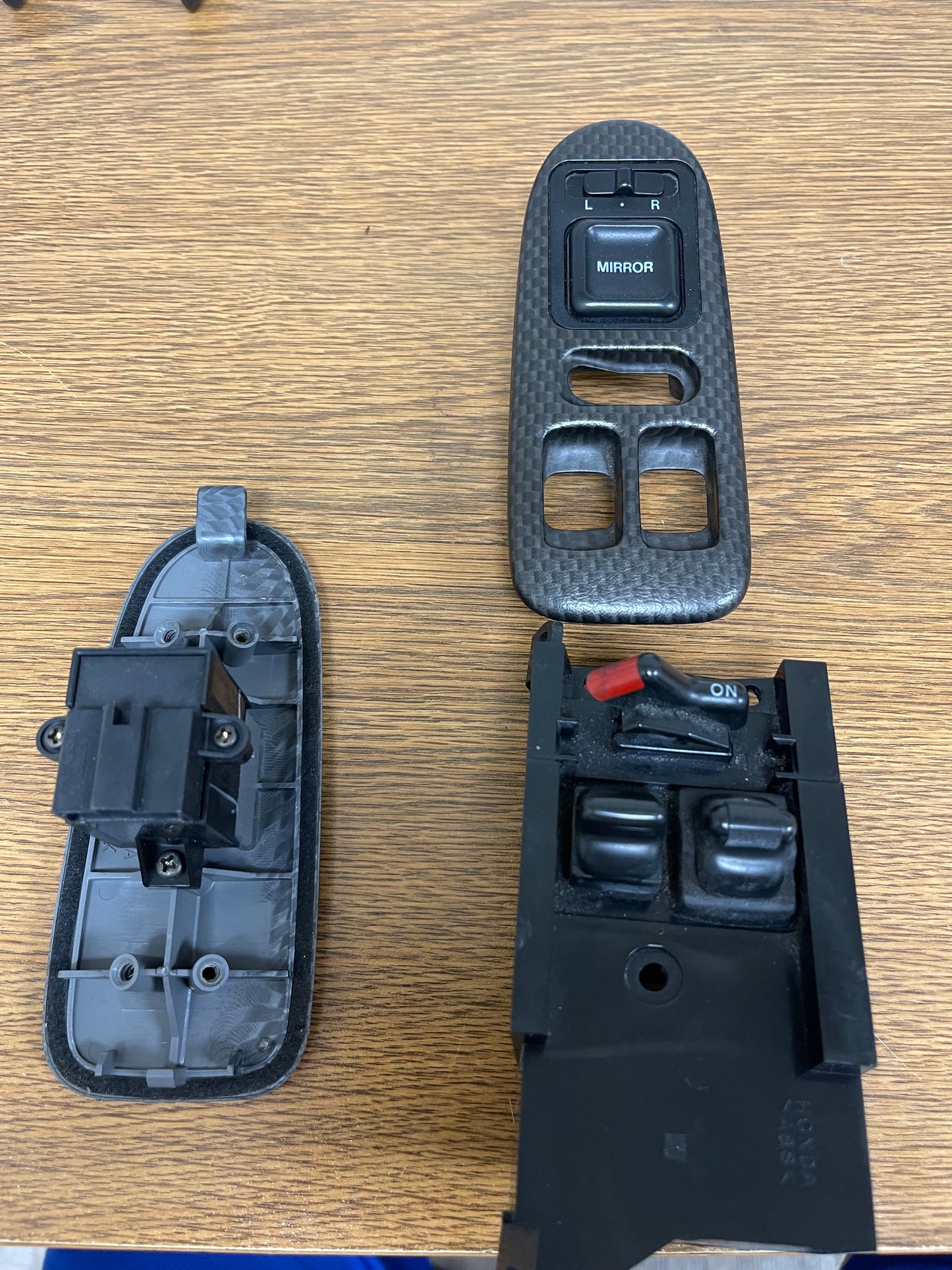 Jdm RHD ITR window switches with covers SET