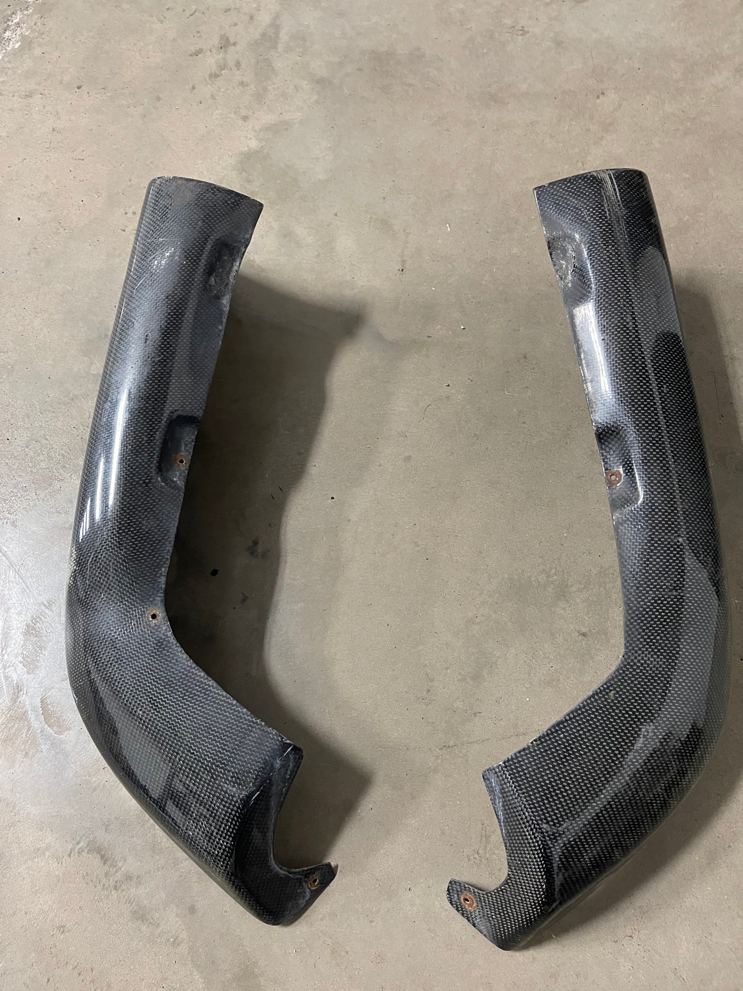 98-01 Acura Integra Rear JDM Real Carbon Fiber Canards – High-Quality Aerodynamic Upgrade