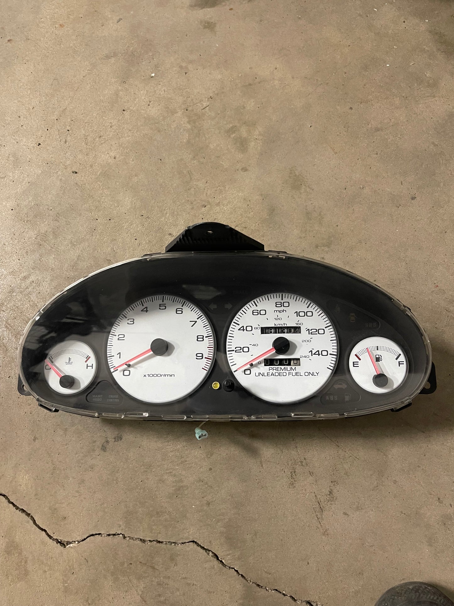 94-97 Acura Integra GSR Manual Gauge Cluster – OEM Honda B18C1 Instrument Panel