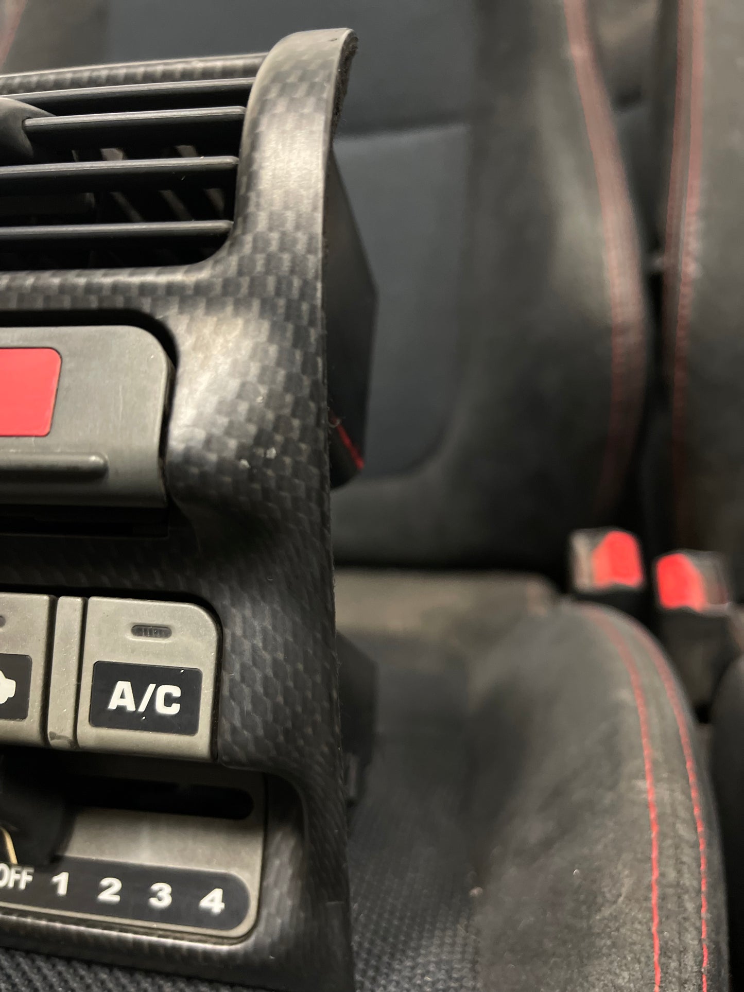 1997 Honda Integra type R center air vent climate control