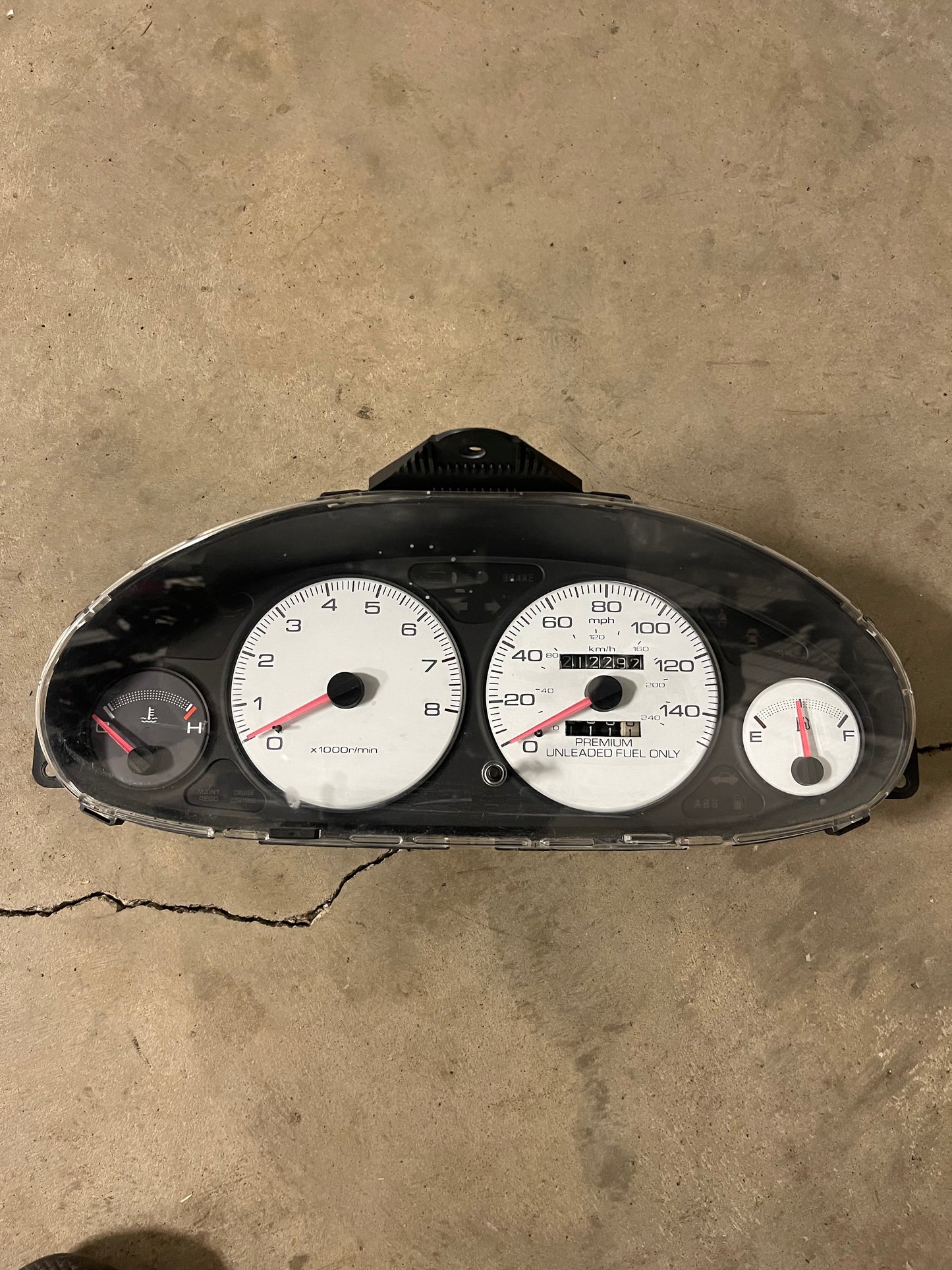 94-97 Acura Integra LS Manual Gauge Cluster – OEM Honda Instrument Panel