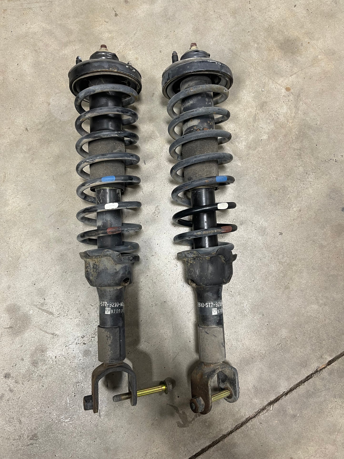 OEM Acura Integra rear suspension shocks